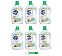 Perla Detersivo Lavatrice Muschio Bianco e More Per Bucato - Detergente líquido para lavadoras, almizcle blanco y moras, 37 lavados, 1850 ml + llavero Beni Culinari gratuito