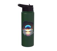 Perla en la arena y supernova en una esfera de cristal Stainless Steel Insulated Water Bottle