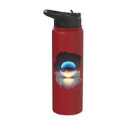 Perla en la arena y supernova en una esfera de cristal Stainless Steel Insulated Water Bottle