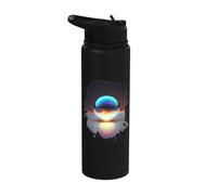 Perla en la arena y supernova en una esfera de cristal Stainless Steel Insulated Water Bottle