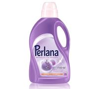 Perlana Detergente suave lavanda (28 lavados), detergente líquido para lana, seda y ropa delicada, detergente suave para cachemira y fibras renovadas con aroma a lavanda