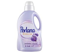 Perlana Renew Lana Lavanda, detergente para lavadora, efecto cachemira, evita puntos, paquete individual de 24 lavados