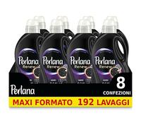 Perlana Renew Lana Nero - Detergente para lavadora para ropa negra y oscura, renueva y protege la intensidad del color, 24 lavados