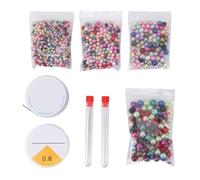 Perlas cuentas redondas de color mixto 1500 piezas 4 mm de 6 mm 8 mm 10 mm joyas de bricolaje fabricando collar de pulsera de arete Material