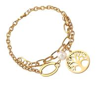 Perlas de árbol de la vida para mujer, exquisitas con motivos y perlas para fiestas de, talla única, como se describe