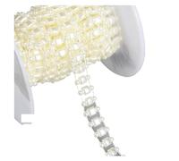 Perlas de cadena de cuentas, guirnalda de cadena, Cadena de perlas de imitación de 2 yardas, adorno for costura, decoración de tartas, maquillaje y arreglos de boda, decoración for fiestas y hogar(B03