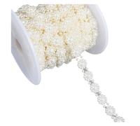 Perlas de cadena de cuentas, guirnalda de cadena, Cadena de perlas de imitación de 2 yardas, adorno for costura, decoración de tartas, maquillaje y arreglos de boda, decoración for fiestas y hogar(B03