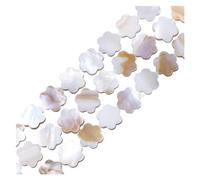 Perlas de cadena de cuentas, guirnalda de cadena, Cuentas de concha cuadradas teñidas en forma de rombo, cuentas sueltas de nácar for hacer joyas, collares, pendientes, cadena de cuentas de 13 mm(9 Na