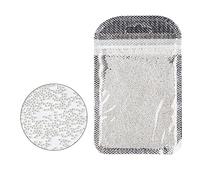 Perlas de caviar de uñas 3D para uñas de metal, cuentas de uñas de metal doradas y plateadas, accesorios para decoración de uñas