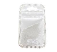 Perlas de caviar de uñas doradas y plateadas, cuentas de metal, herramientas de manicura, accesorios de decoración, cuentas de bola de arte de metal