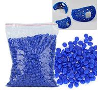 Perlas de Cera, Molde de Cera de Inyección Profesional Reutilizable de Alta Resistencia, Verde Azul Opcional Perla de Cera de Fundición de Joyería de Contracción Pequeña, para Joyería,(Azul)