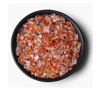 Perlas de grava irregulares Cuarzo rosa de grava irregular, minerales crudos, piedra for decoración del hogar, pecera, acuario para bricolaje(NO.6 Red Agate,50g)