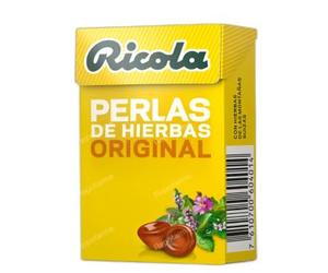 Perlas de Hierbas Original, Sin Azúcar, Hierbas Suizas Montañesas, 25 g, Pack de 3