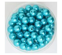 Perlas de imitación, Paquete de 500 cuentas acrílicas multicolor 6 mm for hacer joyas, pulseras y collares(10)