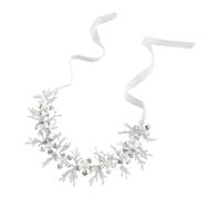 Perlas De Imitación Tocado Multifuncional Accesorios para el Cabello Perlas Tocado Hecho A Mano Perlas Cadena para la Cabeza Para Lugares Elegantes
