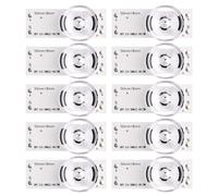 Perlas de lámpara LED LG6V de 3 V 6 V y fliter de lente opt para televisores de 32 a 65 pulgadas, accesorios de reparación de retroiluminación, 20/10 piezas redondas/cóncavas de lámpara LED