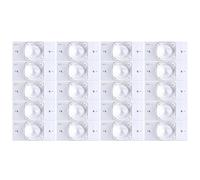 Perlas de lámpara LED LG6V de 3 V 6 V y fliter de lente opt para televisores de 32 a 65 pulgadas, accesorios de reparación de retroiluminación, 20/10 piezas redondas/cóncavas de lámpara LED