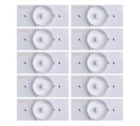 Perlas de lámpara LED LG6V de 3 V 6 V y fliter de lente opt para televisores de 32 a 65 pulgadas, accesorios de reparación de retroiluminación, 20/10 piezas redondas/cóncavas de lámpara LED