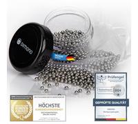 Perlas de Limpieza para Vasos de Vidrio Perlas de Limpieza de Lujo para jarras de Vidrio, Botellas, jarrones, decantadores y más, Hechas de Acero Inoxidable con Caja de Almacenamiento