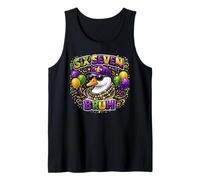 Perlas de Mardi Gras de Six Seven Bruch Goose Duck 67 NOLA Camiseta sin Mangas