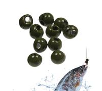 Perlas De Pesca De Tungsteno,Surtido De Material Para Montaje De Vuelas Bolas Esféricas | Potente Accesorios Plomos para Inmersión Profunda Destinados Pescadores Principiantes Y Apasionados