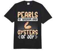 Perlas de Sabiduría y Ostras de Alegría Ostras Comfort Colors Adult Heavyweight T-Shirt
