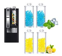 Perlas De Sabor A Cigarrillo, 400 Capsulas Aromaticas Mentoladas+empujador De Bolas, Aromas DIY Explosión Perlas Bola, Cápsulas Aromáticas De Filtro Para Cigarrillos (Menta + Limón)