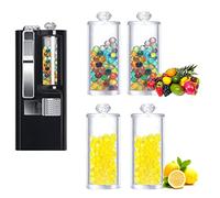 Perlas De Sabor A Cigarrillo, 400 Capsulas Aromaticas Mentoladas+empujador De Bolas, Aromas DIY Explosión Perlas Bola, Cápsulas Aromáticas De Filtro Para Cigarrillos (mezclar + limón)