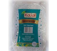 Perlas de tapioca Kajal Sago, perlas de té de burbujas, perlas de Boba, perlas de tapioca, 1 x 500 g
