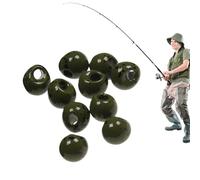 Perlas de tungsteno para atar moscas, surtido de material de encuadernación de moscas, bolas redondas | hundimiento más profundo eficaz con material estable para adultos principiantes y profesionales