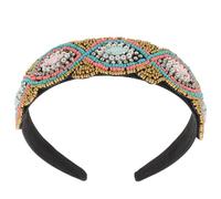 Perlas Falsas Diadema Elegante Hecha a Mano Barroca para Mujer | Estilo Vintage y Moderno, Plástico Artesanía de Perla Artificial, para Outfits Diarios y Ocasiones Obsequios