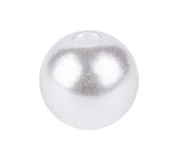 Perlas, nácar, 8 mm de diámetro, color blanco, 120 g