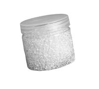 Perlas termoplásticas de polipropileno que se derriten gránulos de arcilla polimórfica moldeable ligera para cosplay, Halloween, manualidades, transparente, 80 g