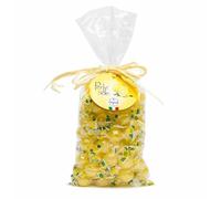 Perle di Sole Caramelos duros con sabor a limón de 500 g rellenos de polvo espumoso.