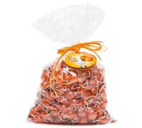 Perle di Sole Caramelos duros con sabor a naranja, 1000 g, rellenos de polvo espumoso