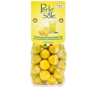 Perle di Sole - Licorcitos de Chocolate Blanco de Leche Rellenos con Limoncello Italiano 150 g - Delicias Artesanales de Chocolate Hecho con Limones 100% Made in Italy