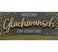 Perleberg Tarjeta de cumpleaños con texto sorpresa - Felicitaciones - 11 x 22 cm