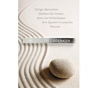 Perleberg Tarjeta de duelo - Colección Basic-Classic-Collection - Tarjetas de duelo con sobre - Tarjetas de agradecimiento de luto - Tarjetas de duelo de alta calidad en 11,6 x 16,6 cm