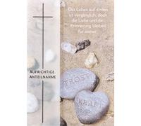 Perleberg Tarjeta de duelo - Colección Basic-Classic-Collection - Tarjetas de duelo con sobre - Tarjetas de agradecimiento de luto - Tarjetas de duelo de en 11,6 x 16,6 cm