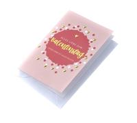 Perleberg Tarjeta de San Valentín con diseño amoroso - Colección Lifestyle - Regalo de amor para mujer y hombre San Valentín - Regalo de amor - Tarjetas de San Valentín con sobre - 11,6 x 16,6 cm