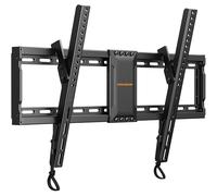 Perlegear Soporte de Pared 37-82 Pulgadas, 65 Pulgadas, 75 Pulgadas, Planos o Curvos, Cuelga Tele, Soporte TV Inclinable para TV de hasta 60 kg, Máx VESA 600x400mm