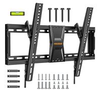 Perlegear Soporte TV Pared 37-82 Pulgadas, Articulado Inclinable Soporte Pared TV, Adecuado para Televisores LED, LCD, Planos y Curvos, MAX VESA 600x400mm, Soportar 60 kg