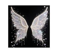 Perlen-Malset - Leinwand 20 cm, Kristall-Kunstset, Tiermotiv | Wanddekoration, Diamant-Bastelset, DIY-Edelsteinmalerei Für Anfänger, Kinder, Weihnachten, Geburtstagsfeiern, Zuhause, Erwachsene