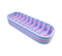 Perlen-Organizer-Box - Impreso en 3D, 20,5 Cm, Juego de diamantes-Malerei, 10 Fächer | Farbverlaufsstil, Bastelkoff, Kunstbedarfstablett Für Strasssteine, Schmuckherstellung, Schule, Zuhause