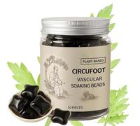 Perles de plantes Bioequis, Perles de bain de pieds nettoyantes à l'armoise naturelle, Ingrédients naturels à base de plantes, Expérience relaxante et apaisante pour hommes et femmes