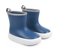PERLETTI Botas Agua Niño Niña con Suela Gruesa Antideslizante - Botas Lluvia Impermeables Niños Niñas 3 4 5 6 Años Ultra Ligeras - Bota infantil Borde Reflectante Colorado (Azul, EU 24/25)