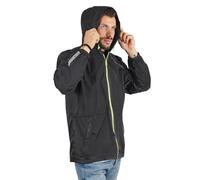 PERLETTI - Capa de lluvia para hombre, Negro, M