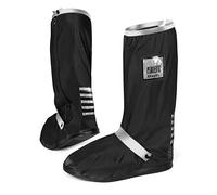 PERLETTI Cubre Zapatos Impermeable Lluvia Hombre Mujer - Cubrezapatos Protector de Zapatillas Impermeables Negro - Cubre Calzado Cubrebotas Nieve PVC Anti Barro Reutilizables (L 43/45, Plateado)