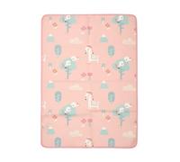 PERLETTI Empapadores Bebe Cambiador Cuna 50x70 cm Reutilizables - Empapador Impermeable Cambio Pañales Protector de Cambiador Niños Recien Nacidos (Rosa, 50x70 cm)