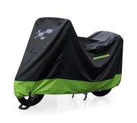 PERLETTI Funda Moto Interior Resistente al Agua - Cubre Scooter Motocicleta Protector Rayos UV Polvo Humedad Insertos Reflectantes - Capa Moto con Doble Correa Antiviento (280x110x140)